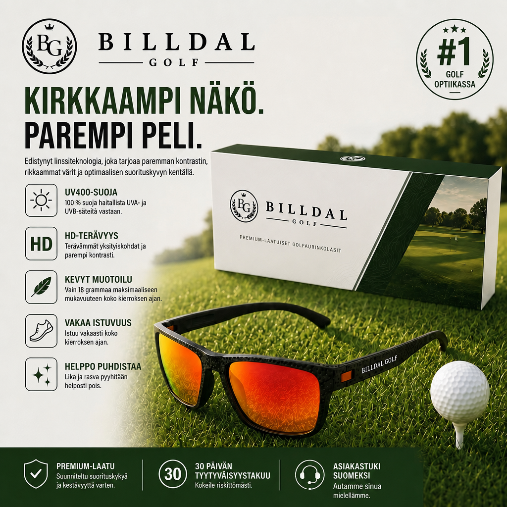 Billdal Golf™️ — Löydä golfpallo nopeammin